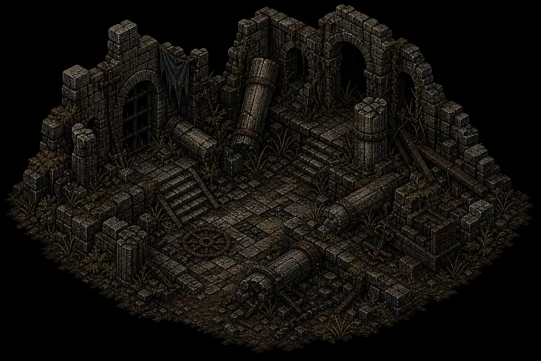 A ruined keep waiting to be claimed